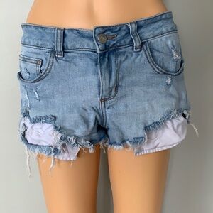 Pink VS Jean shorts